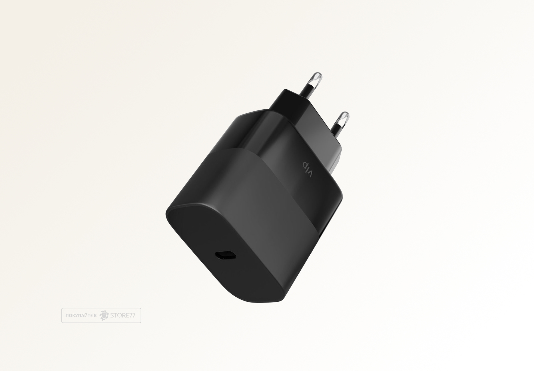 Сетевое зарядное устройство VLP 45Вт USB-C, PD, PPS (Черное)