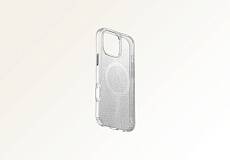 Чехол Uniq для iPhone 16 COEHL Lumino Sparkling с Magsafe (Серебристый)