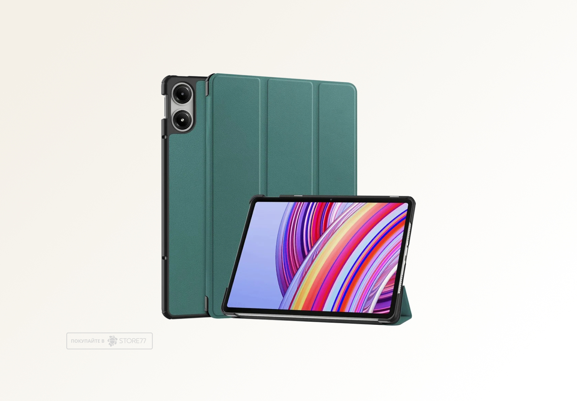 Чехол для планшета Redmi Pad Pro (Темно-зеленый)