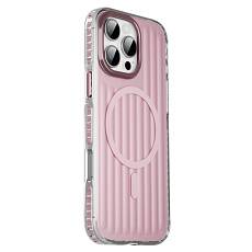 Чехол Gurdini Ocean Case with MagSafe для iPhone 15 Pro (Розовый)