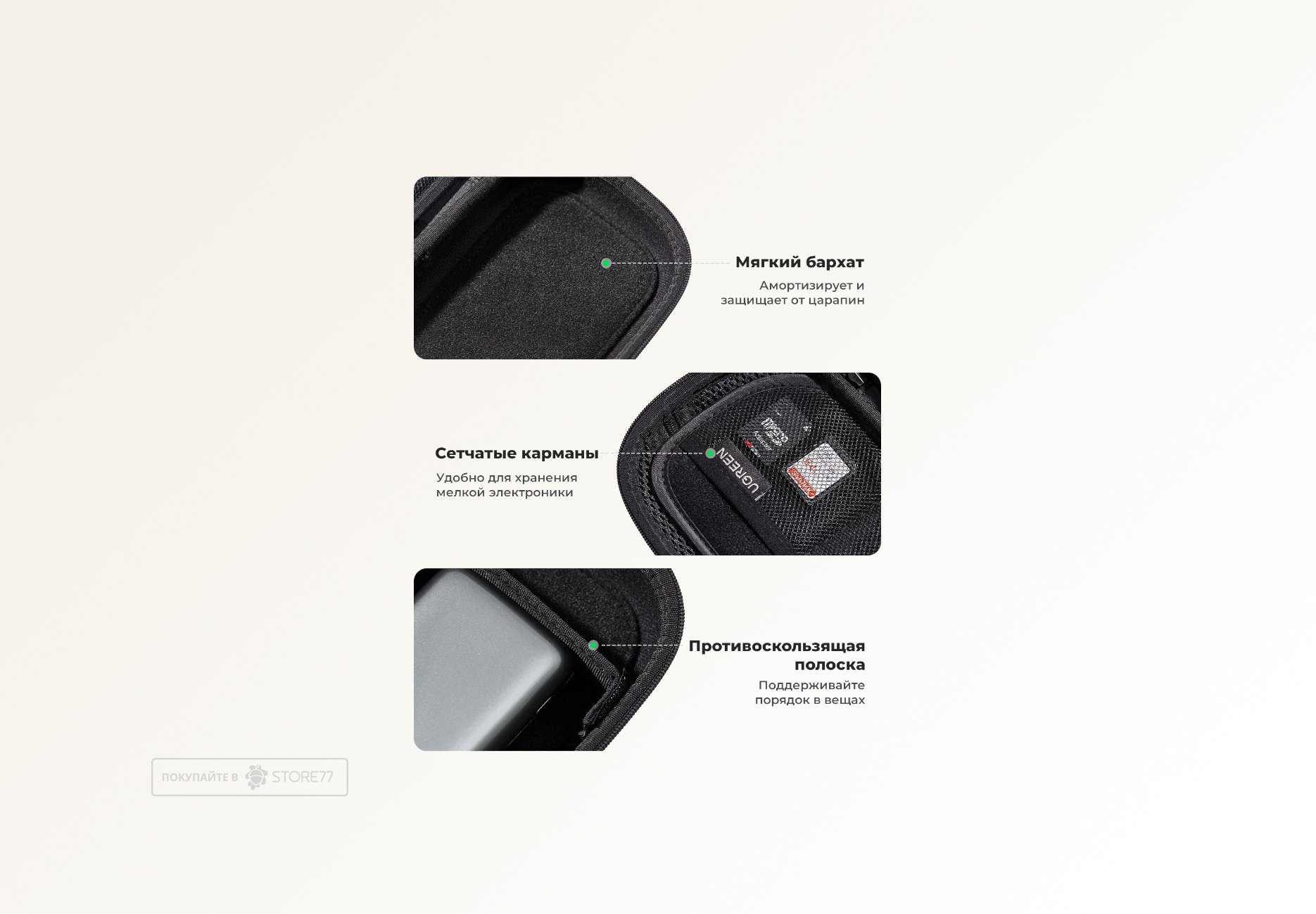 Органайзер для аксессуаров UGREEN LP152 (Серый)