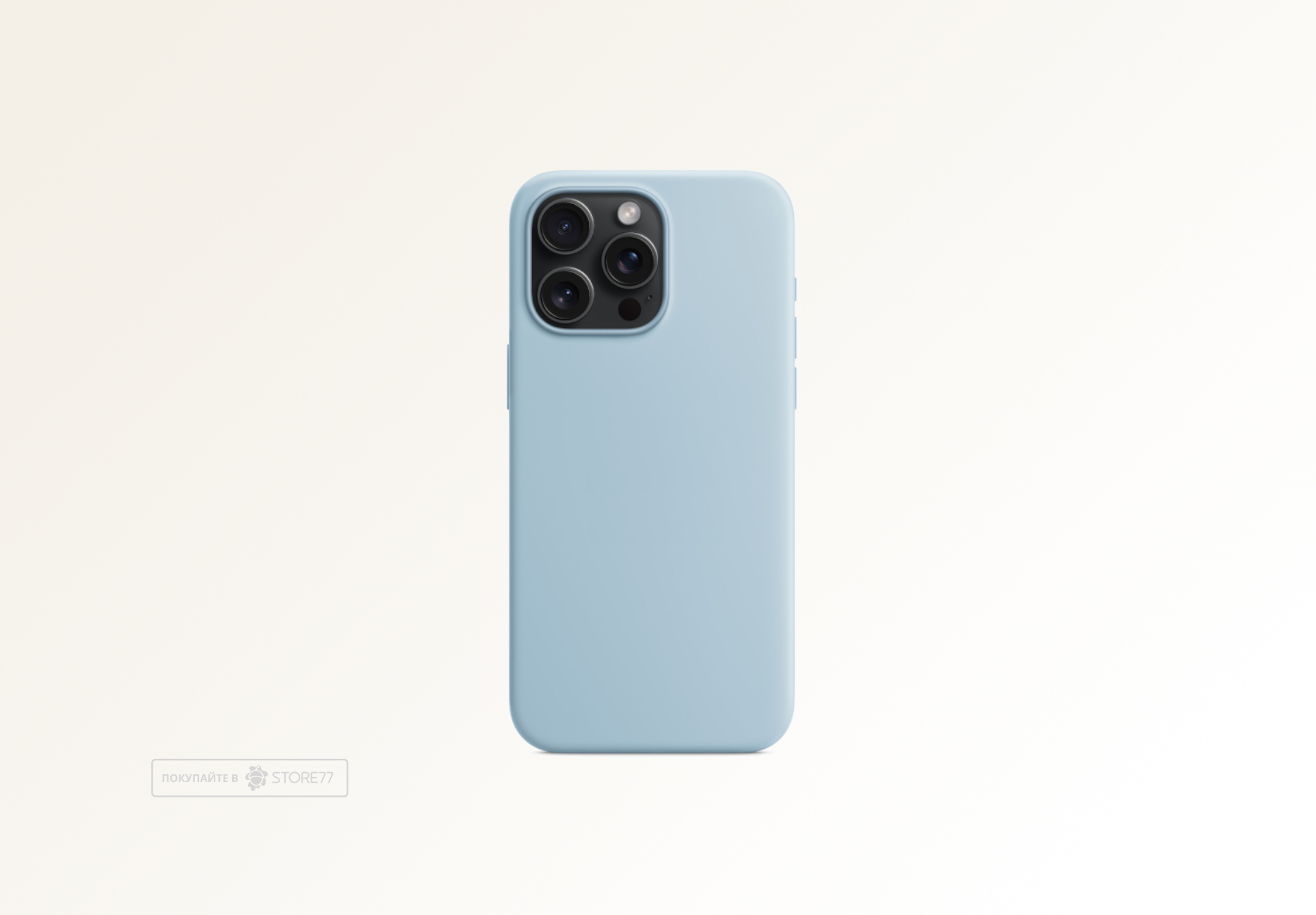 Чехол Protect для iPhone 15 Pro Silicon Case (Light Blue)