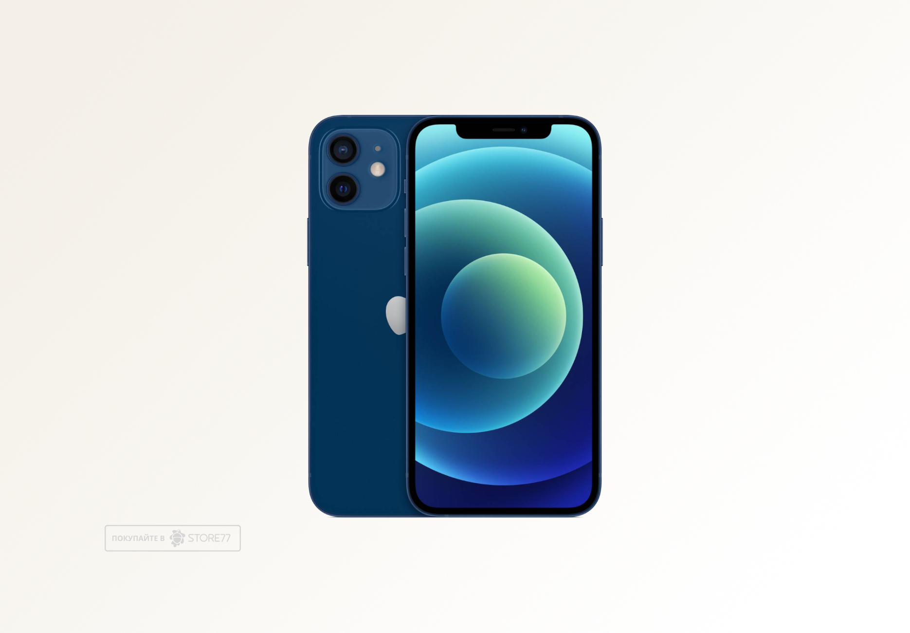 Телефон Apple iPhone 12 64Gb (Blue) (Уценка) 