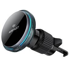 Автомобильный держатель ACEFAST D61 Magnetic Wireless Qi2 Charger 25W с MagSafe (Черный)