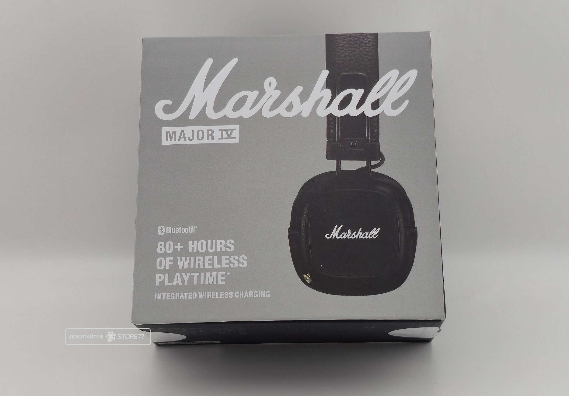 Беспроводные наушники Marshall Major IV (Черные) (Уценка)