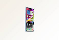Чехол Protect для iPhone 14/13 MagSafe Silicon Case (Sky)
