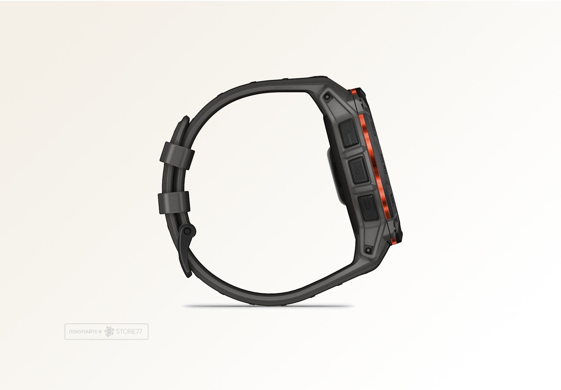 Умные часы Garmin INSTINCT 3 50 mm Solar Black/Charcoal Band