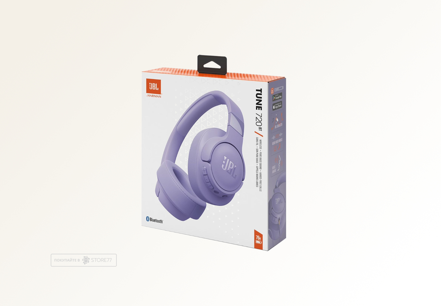 Беспроводные наушники JBL Tune 720BT (Фиолетовые)