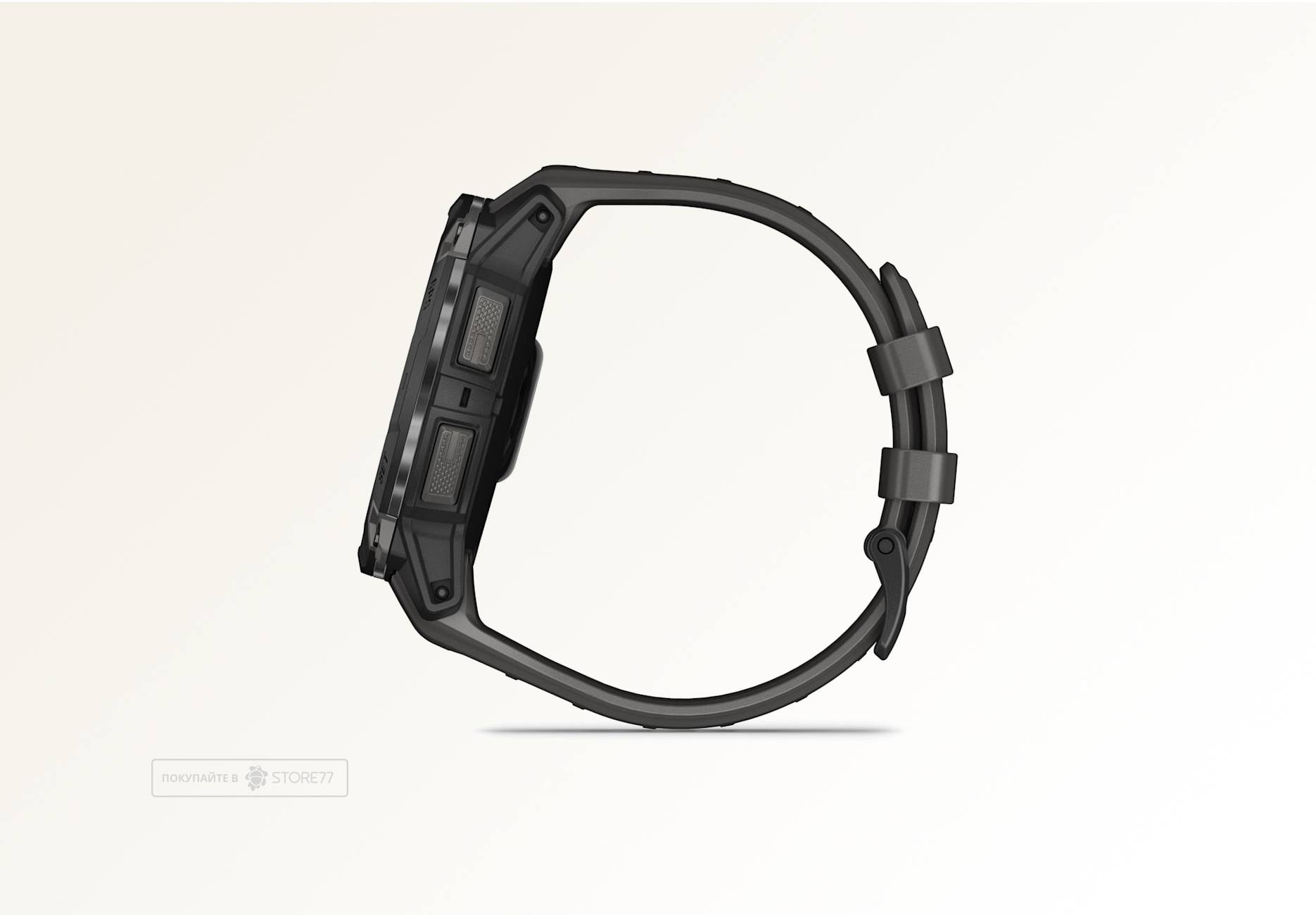 Умные часы Garmin INSTINCT 3 50 mm AMOLED Black/Charcoal Band