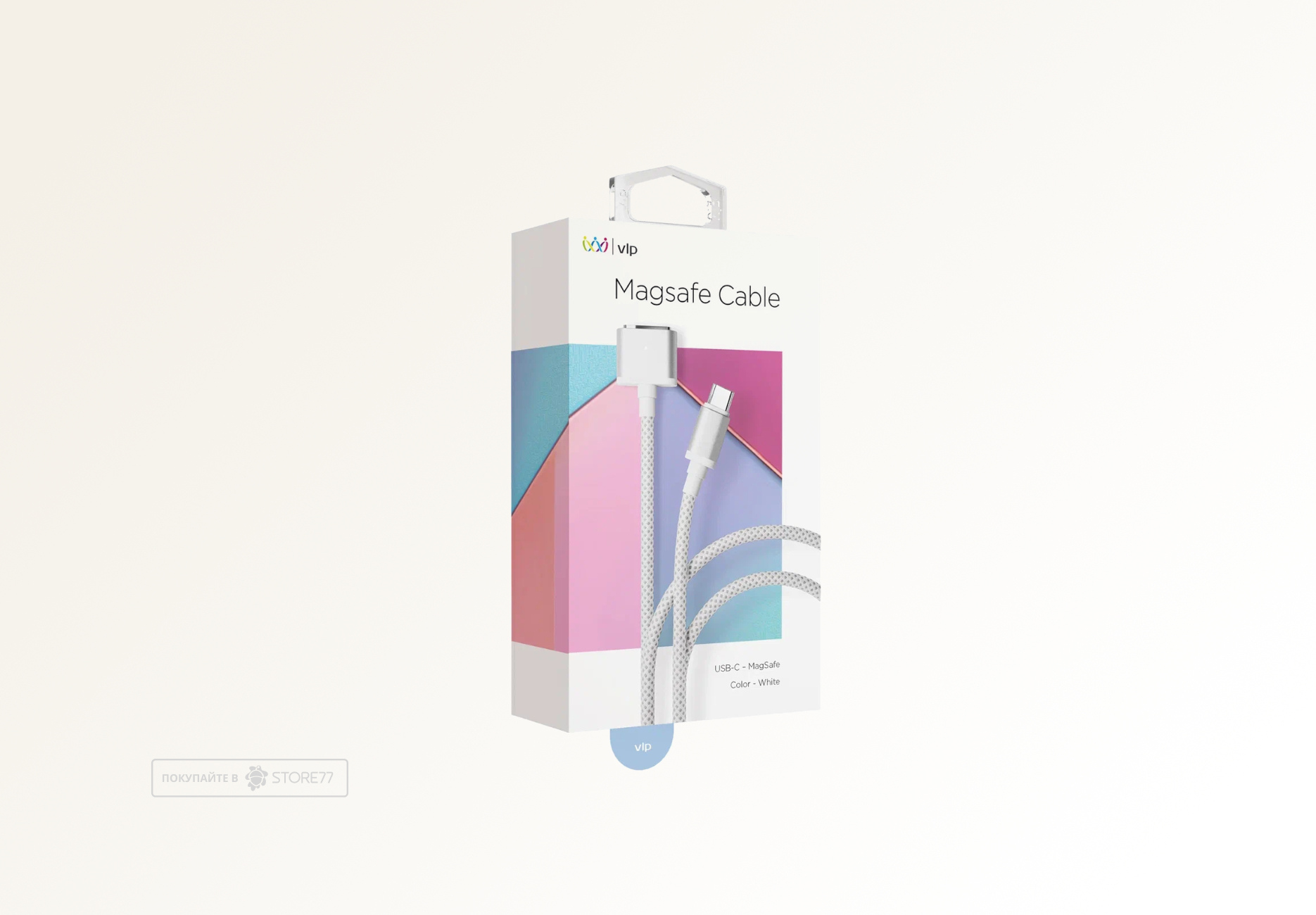 Кабель VLP Cable USB-C - MagSafe, 2.0м (Серебристый)