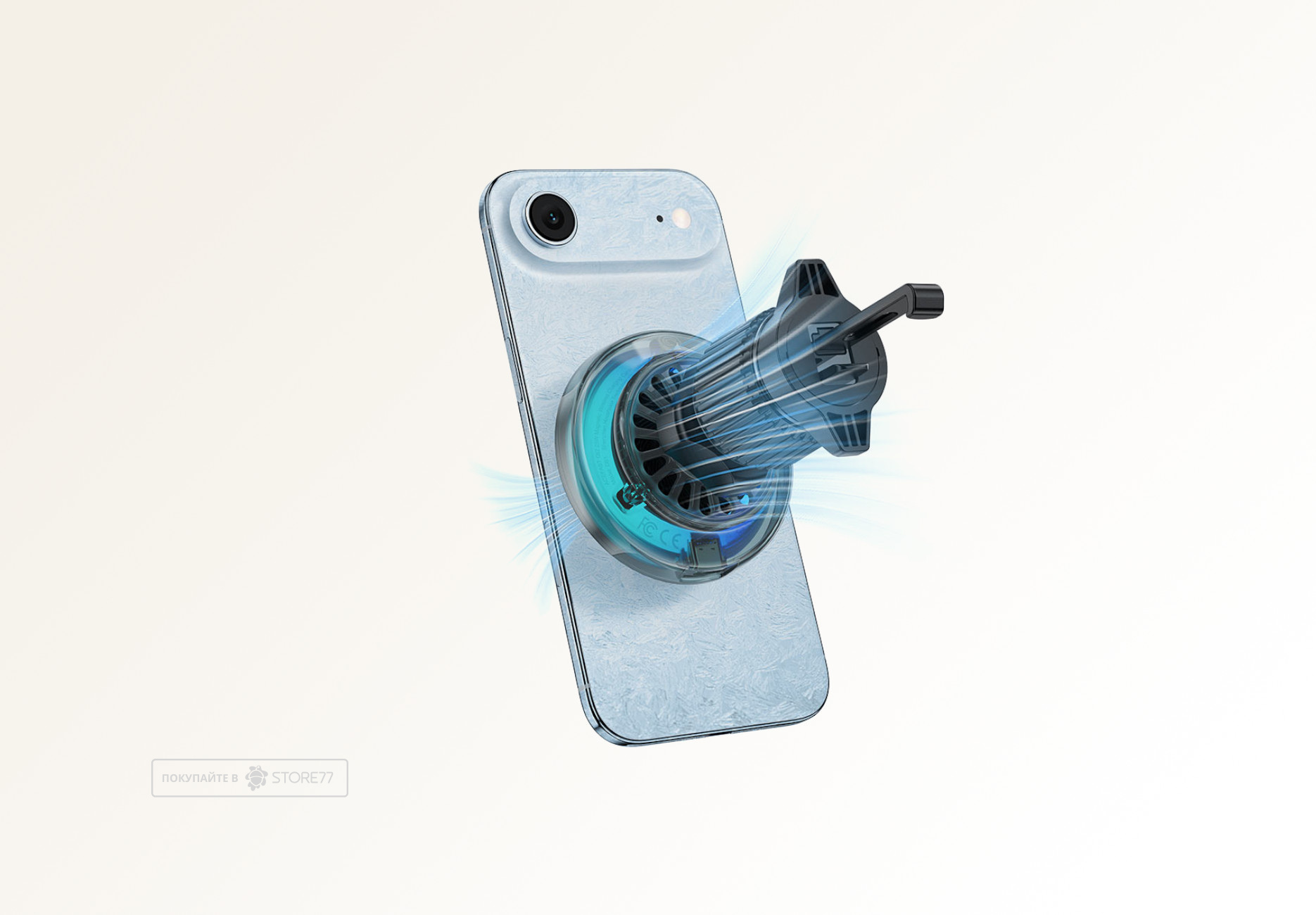 Автомобильный держатель ACEFAST D61 Magnetic Wireless Qi2 Charger 25W с MagSafe (Черный)