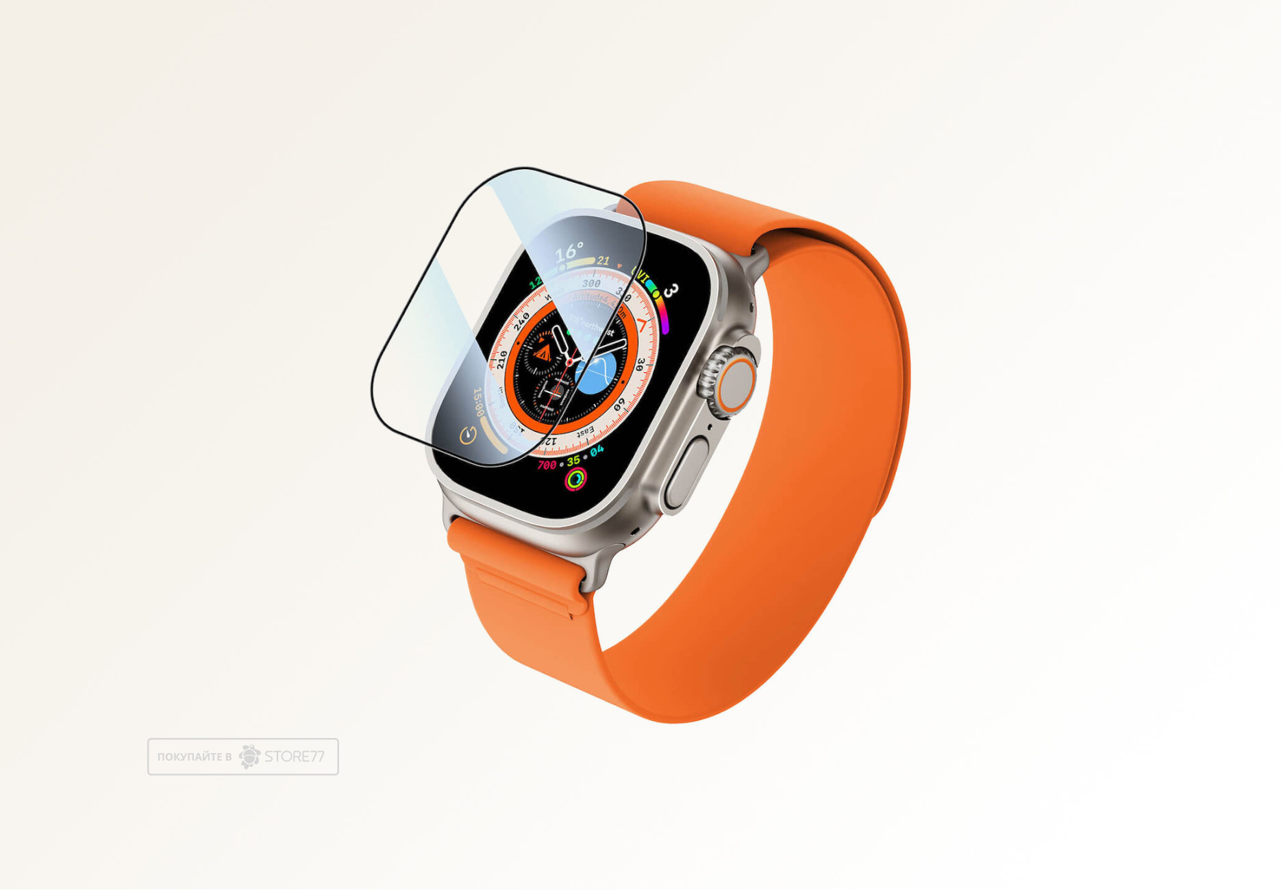 Защитное стекло для Apple Watch Full Coverage 49mm