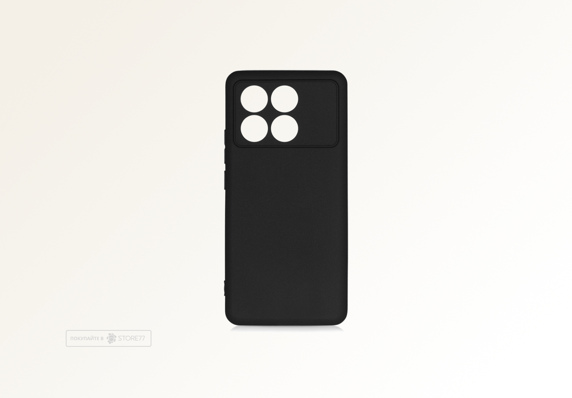 Чехол силиконовый Silicon Cover для Poco X6 Pro (Черный)