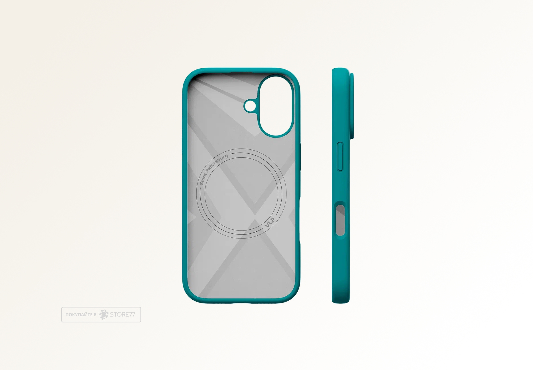 Чехол защитный VLP Aster Case MagSafe для iPhone 16 (Зеленый)