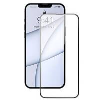Защитное стекло Bravo Style для iPhone 13/13 Pro/14/16е 6D Full Screen (С черной рамкой)