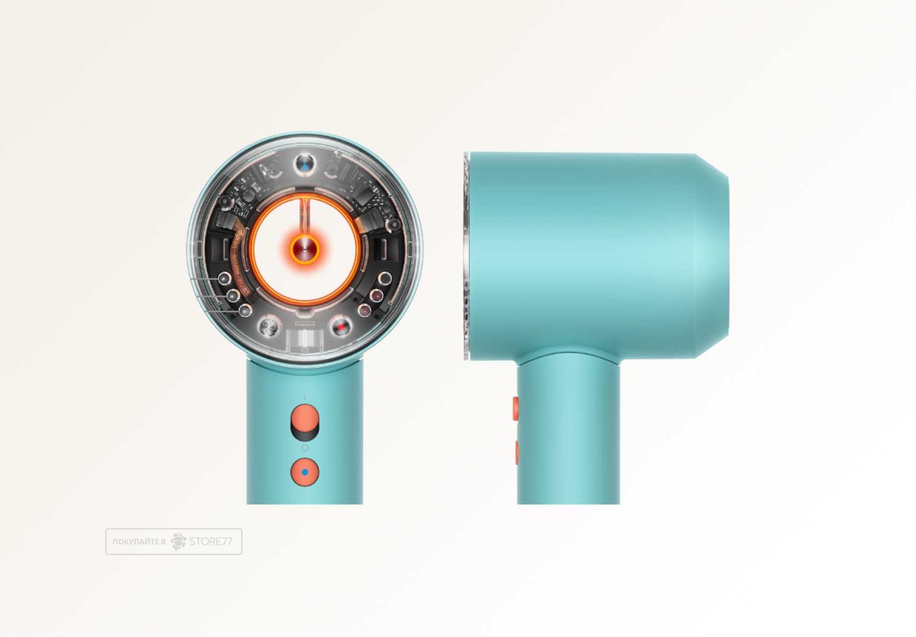 Фен Dyson Supersonic Nural HD16 Curly+Coily (Ceramic Patina/Topaz) Вилка EU