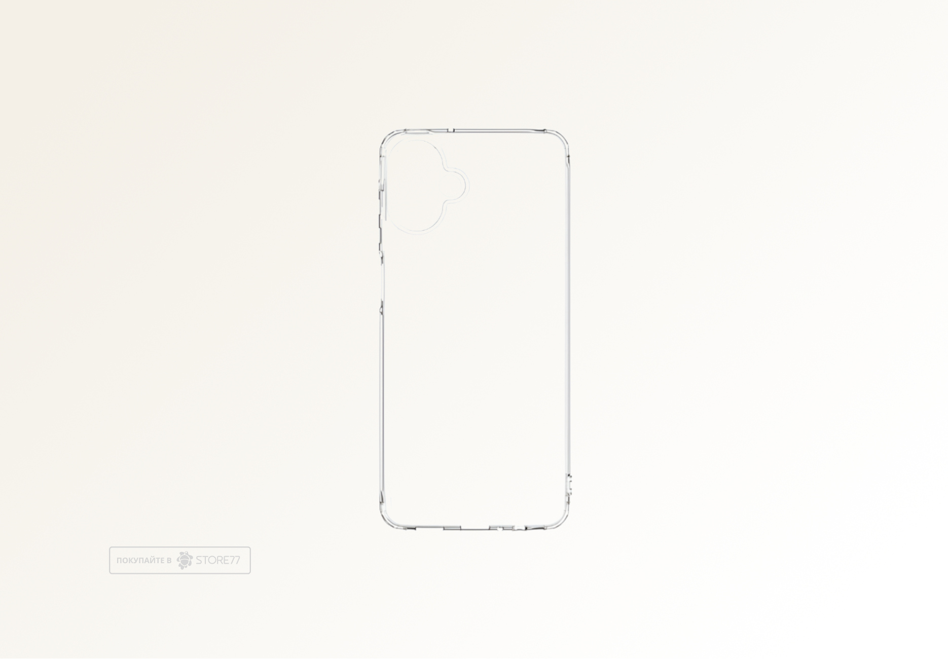 Чехол силиконовый для Samsung Galaxy A07 (Прозрачный)