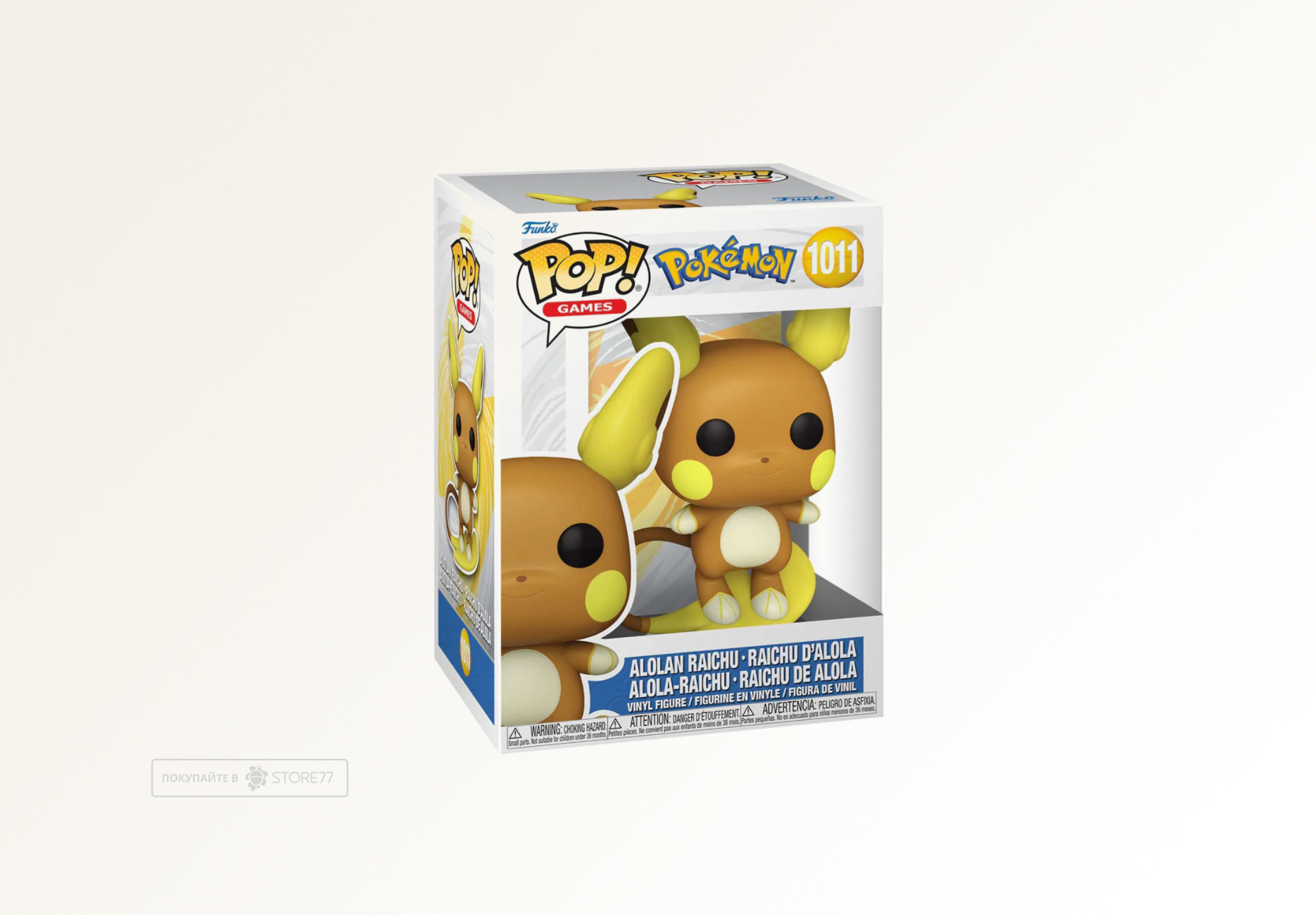 Фигурка Funko POP! Games Pokemon Alolan Raichu (EMEA) (1011)
