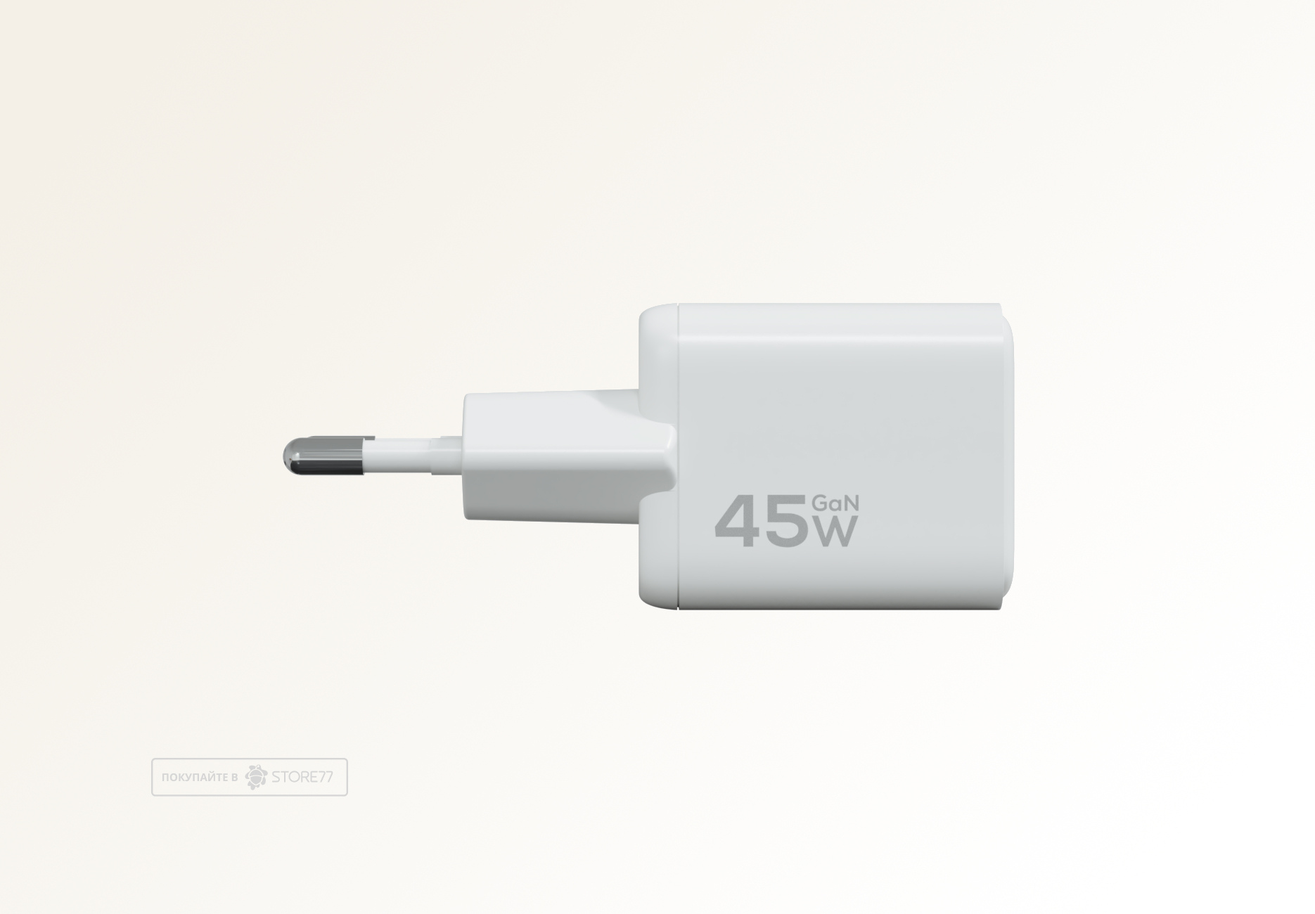 Сетевое зарядное устройство Magssory Nano 45W GaN USB-C (Белое)