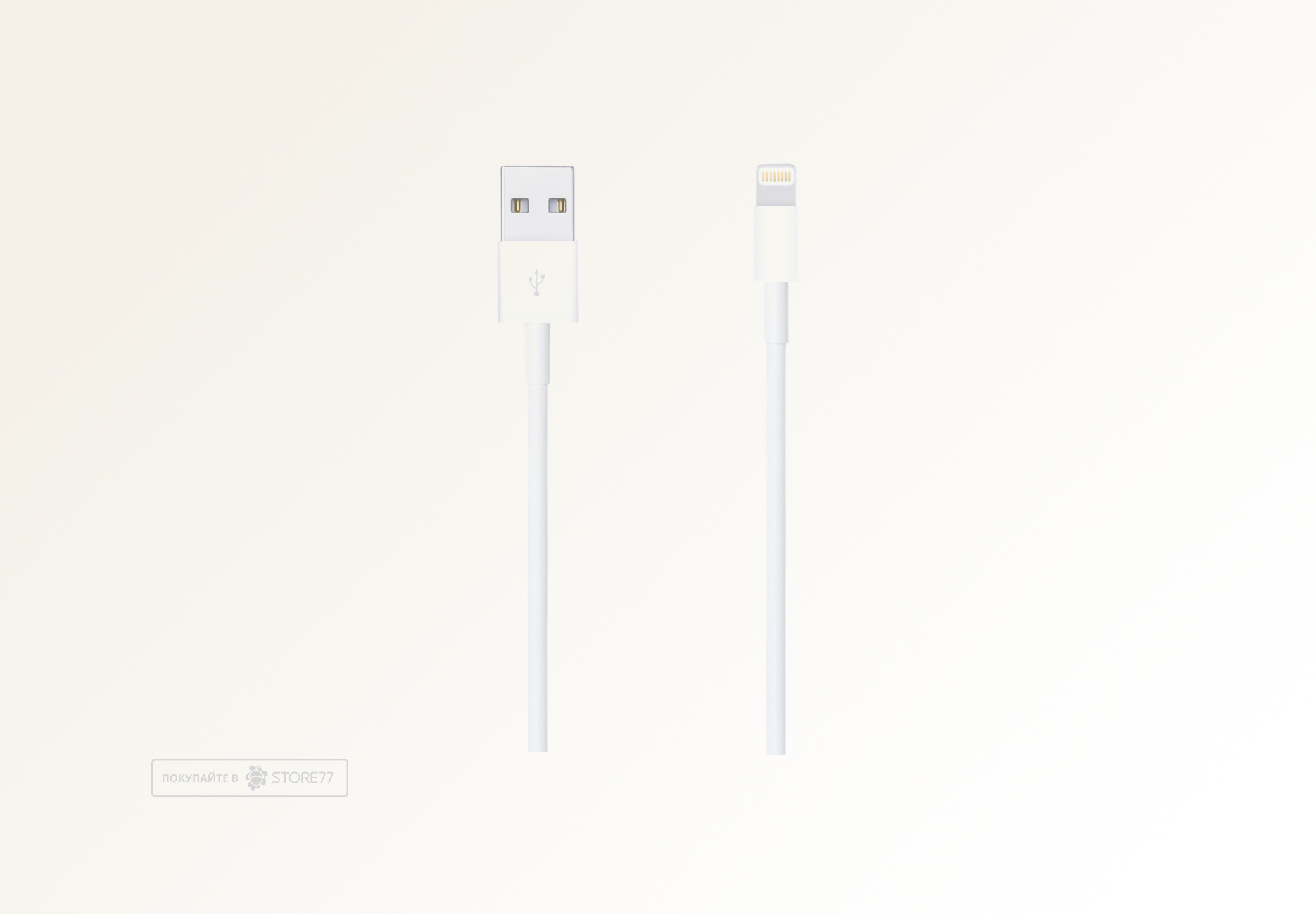 Кабель Apple USB-A - Lightning Cable 2.0m (Белый)