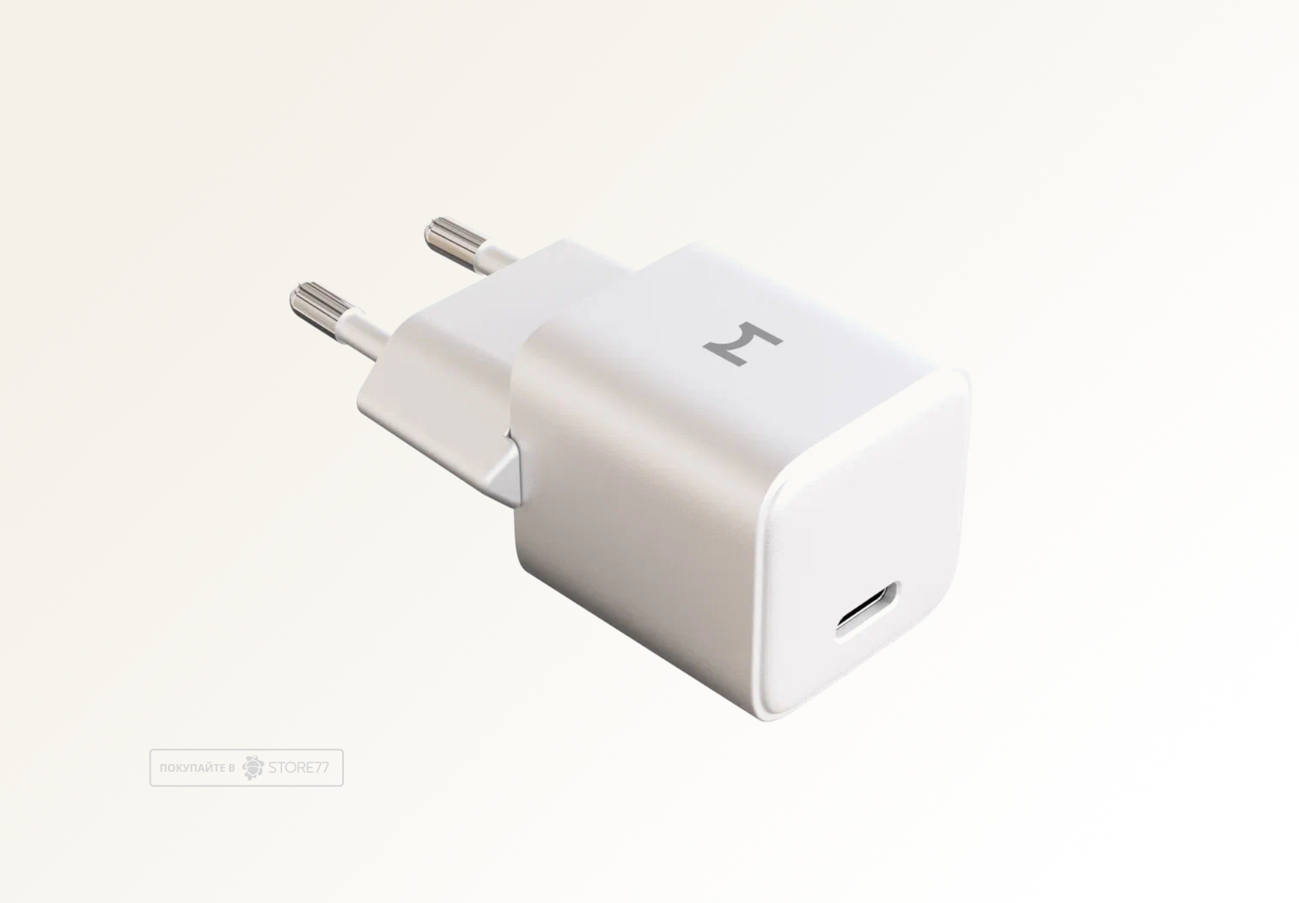 Сетевое зарядное устройство Magssory Nano 30W Gan USB-С (Белое)