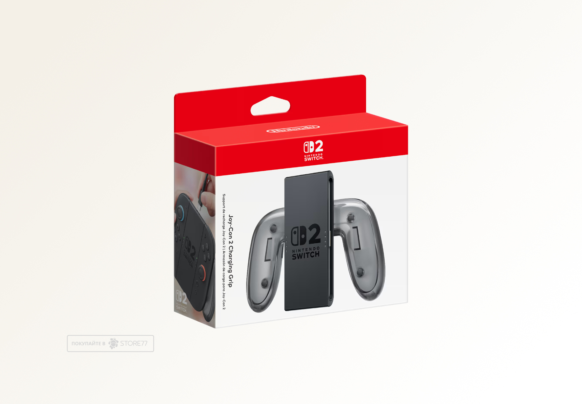 Держатель Nintendo Switch 2 Charging Grip для Joy-Con 2 (Черный)