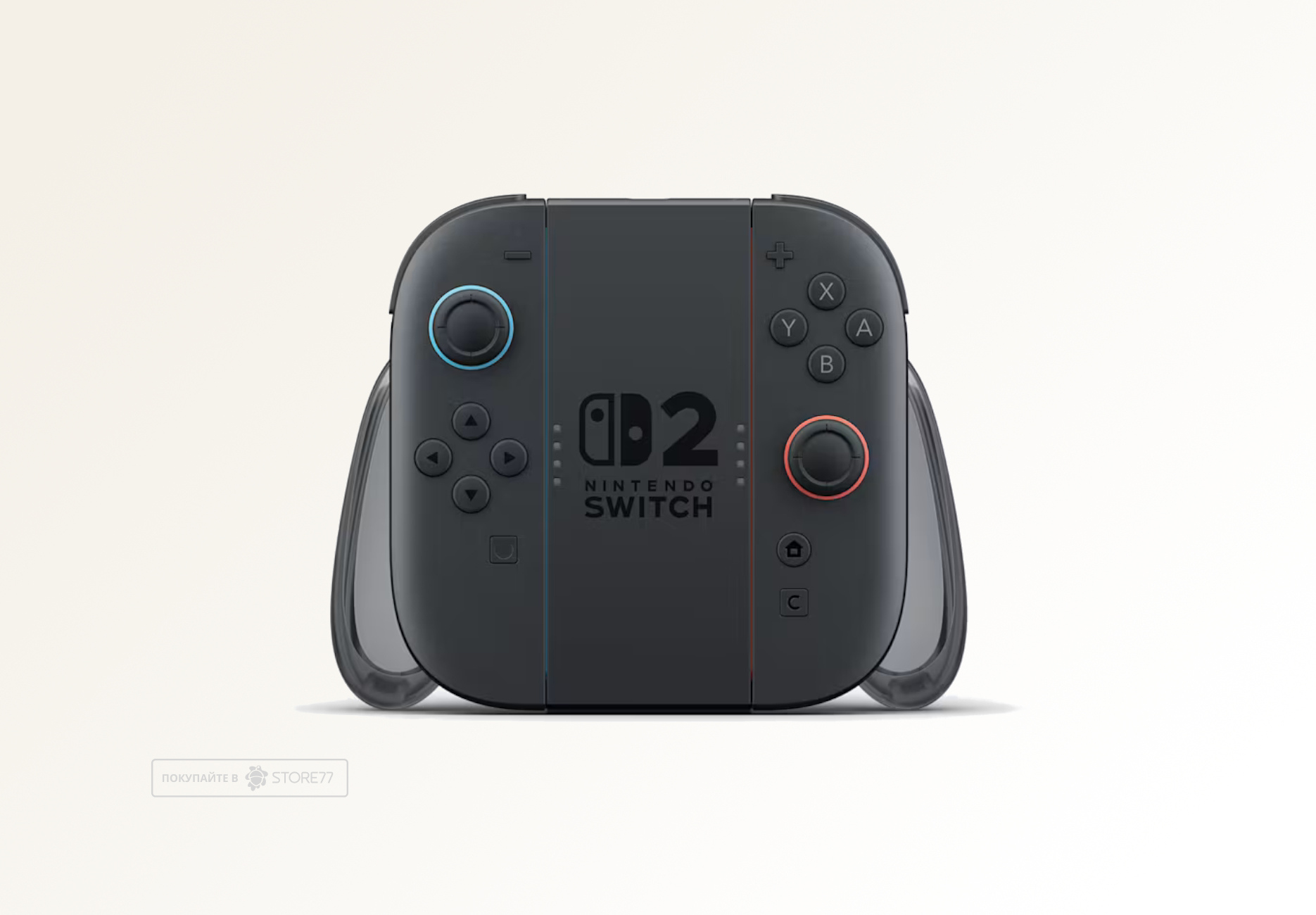 Держатель Nintendo Switch 2 Charging Grip для Joy-Con 2 (Черный)