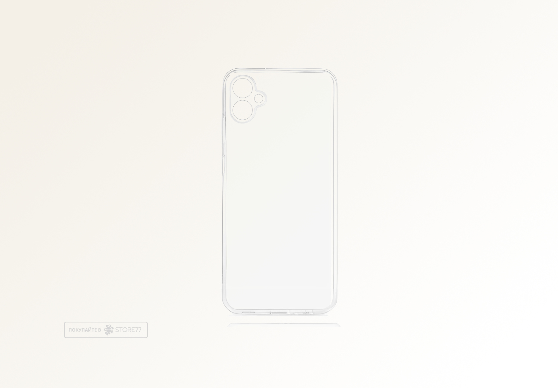 Чехол силиконовый для Samsung Galaxy A06 (Прозрачный)