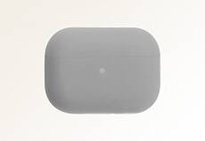 Чехол силиконовый для наушников Apple AirPods Pro 2 (Серый)