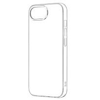 Чехол силиконовый для Apple iPhone 16е плотный (Прозрачный)