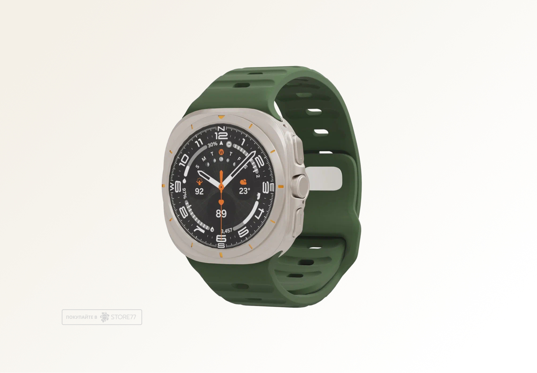 Ремешок VLP для Samsung Galaxy Ultra 47 mm Pulse (Зеленый)