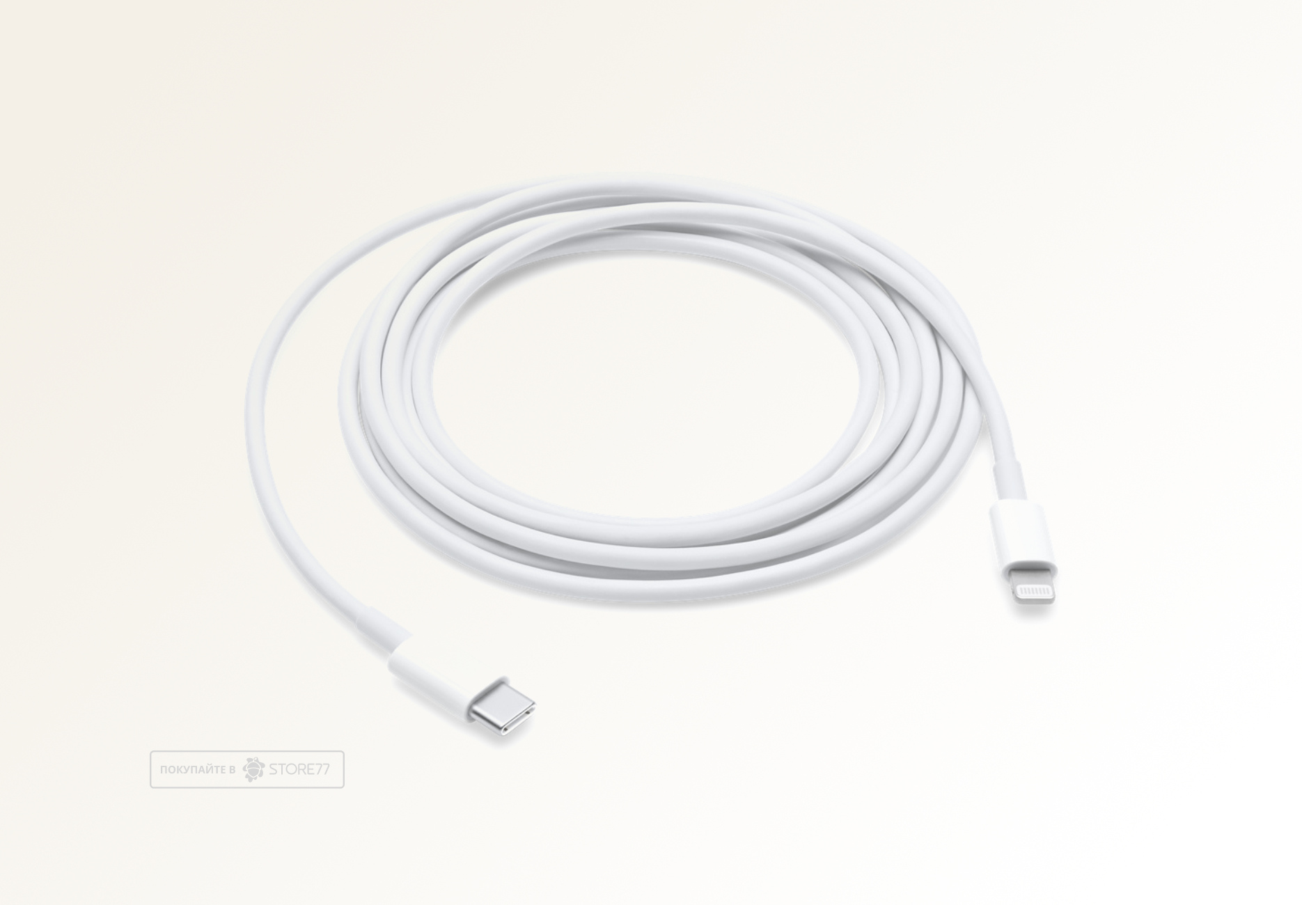 Кабель Apple USB-C - Lightning Cable 2.0m (Белый)