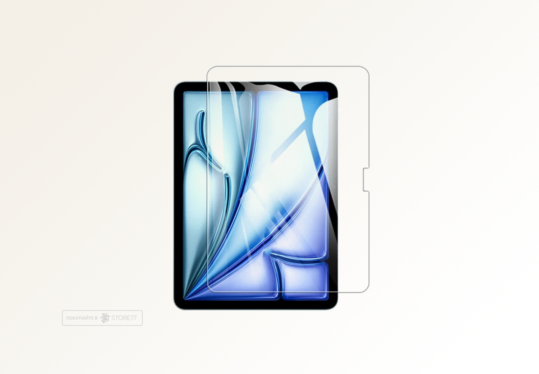 Защитное стекло для планшета iPad Air 13" (Прозрачное)
