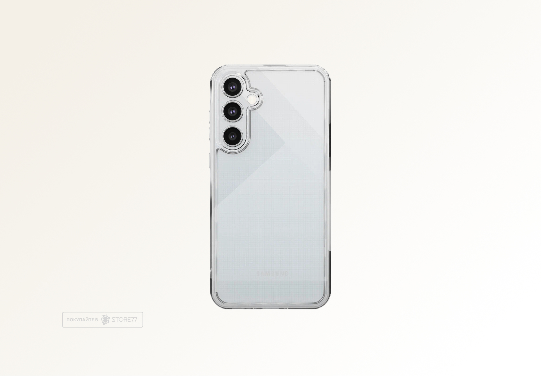 Чехол защитный VLP Crystal Case для Samsung Galaxy A35 (Прозрачный)