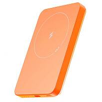 Внешний аккумулятор VLP Lite Power Snap MagSafe 5000 mAh, 3A, USB-C (Оранжевый)