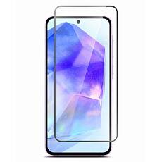 Защитное стекло для Samsung Galaxy A55 (Черная рамка)