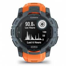 Умные часы Garmin INSTINCT 3 50 mm Solar Twilight Bezel/Solstice Band