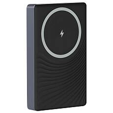 Внешний аккумулятор Gurdini Magnetic Wave 10000 mAh MagSafe + Type-C (Графит)