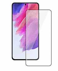 Защитное стекло для Samsung Galaxy S21 FE (Черная рамка)