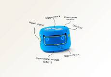 Умная колонка Яндекс.Станция Лайт 2 (Голубая)