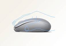 Беспроводная мышь UGREEN MU105 (Moonlight Grey)