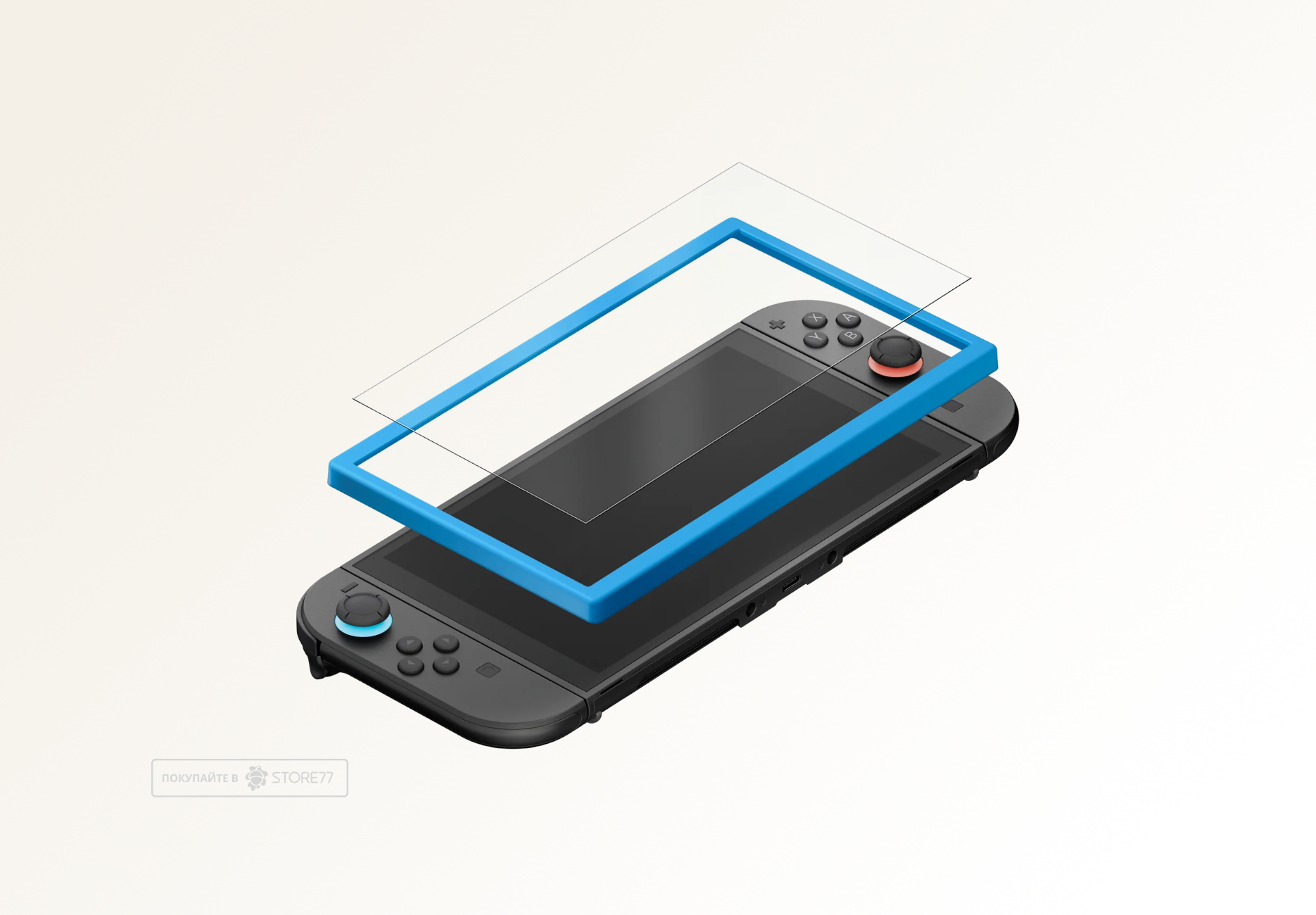 Защитное стекло Uniq OPTIX Clear для Nintendo Switch 2 (Прозрачное)