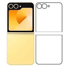 Защитная пленка для внешнего экрана Samsung Galaxy Z Flip6, 2в1 (Матовая)