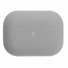 Чехол силиконовый для наушников Apple AirPods Pro 2 (Серый)