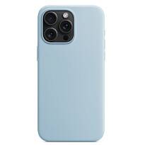 Чехол Protect для iPhone 15 Pro Silicon Case (Light Blue)