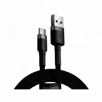 Кабель Baseus Cafule USB-A - USB-C 20V/3A, 1m (Черный)