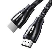 Кабель UGREEN HD140 Braided 8К HDMI to HDMI 2м (Черный)