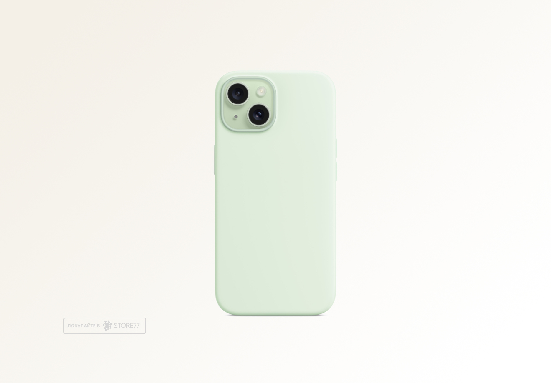 Чехол Protect для iPhone 15 Magsafe Silicon Case (Soft Mint)