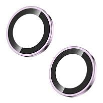 Защитное стекло Remax на линзы камер для iPhone 16/16 Plus (Pink)