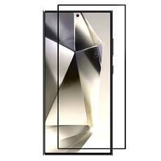 Защитное стекло для Samsung Galaxy S24 Ultra (С черной рамкой)
